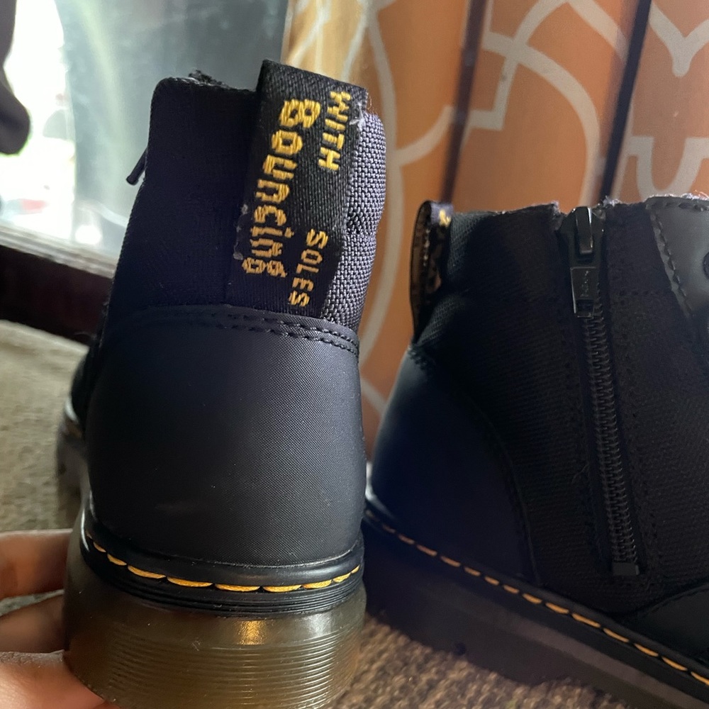 Black Ponny Casual Boots Doc Martian Air Walkers size 5 M Sz